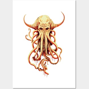 Cthulhu is waiting for you at the sea bottom Posters and Art